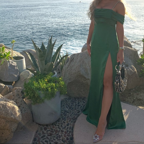 Majorelle green dress gown prom - Picture 5 of 5
